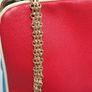 RETRO style red, blue and gold tone chain crossbody and shoulder straps Image 2