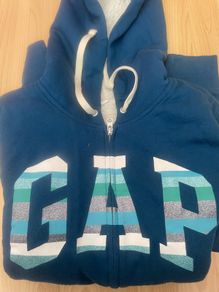 GAP Hoodie ladies - Fleece - Blue - Size small