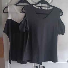 Cold Shoulder Tops x 2