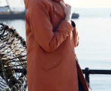 Seasalt Cornwall Brown Plant Hunter Cotton Waterproof Coat