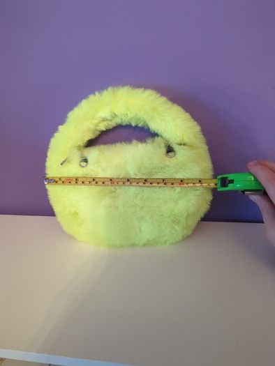 Neon furry Parfois handbag