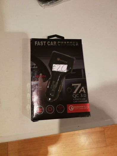 4 Usb Fast Car Charger