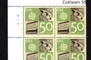 2009 Ireland The 50th Anniversary of CEPT Commemorative Stamp Plate Block 1A1A1A1A Mint Never Hinged (MNH)