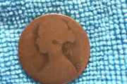 British 1 penny 1863