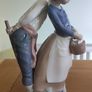 Porcelain figurine Nao by Liadro hand made in Spain Image 3