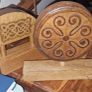 Heavy Celtic Oak Sculptures Bog Oak Style Relief Carvings Image 9