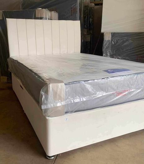 Standard Double Bed Mattress and headboard