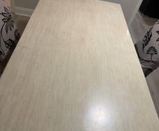 table entirely in marble