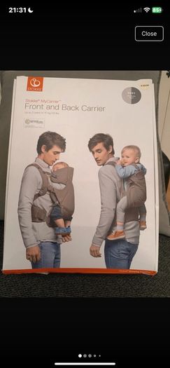 Stokke front and back baby carrier