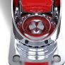 Heavy Duty Double Bearing BRAKED 100mm Swivel Castor Wheel Trolley Furniture Caster 700KG Free Fitting Image 3