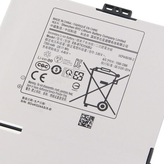 Replacement Battery For Samsung Galaxy Tab S4 10.5 T830 T835 EB-BT835ABU 7300mAh New - FHT09SMTB