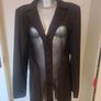 Bnwt Zuri Mesh Front Panel Detail Blazer Dress In Black Size UK14 EU42 Postage Included Image 5
