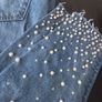 Grlfrnd Denim Jeans Pearls Image 6