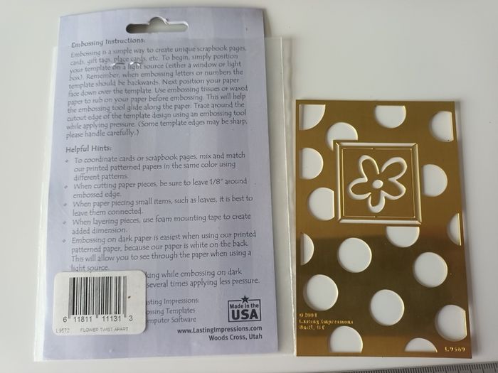 Brass Stencils x 2
