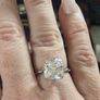 Engagement/Anniversary Moissanite Rings - 2 Rings Image 7