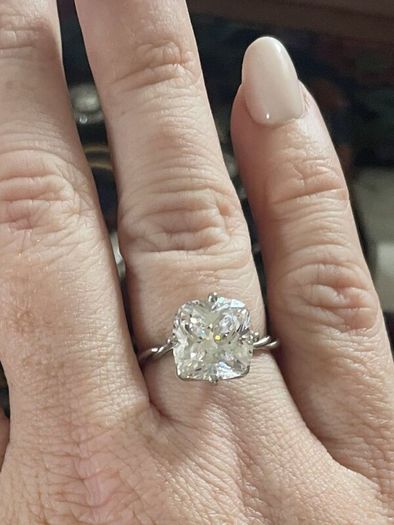 Engagement/Anniversary Moissanite Rings - 2 Rings