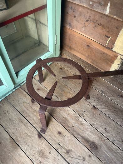 Antique Cast Iron Fire Trivet