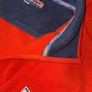 Vintage Reebok Red/Orange Fleece Quarter Zip Pullover Jacket Y2K Size L-XL Image 5