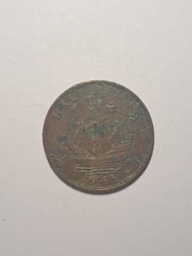 Uk 1/2 penny coin