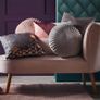 Velvet Cushion - Grey Image 2