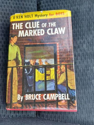 Vintage Collectible Book, The Clue of the Marked Claw Ken Holt Mystery Stories for Boys