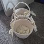 flower girl baskets with petals Image 2