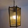 Antigue French Copper lantern ceiling light Image 2