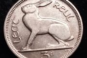 Ireland - 1968 - Error Weak Strike - 3 Pence - Hare - Km.12a - Unc - [773]