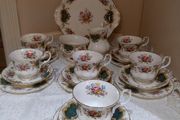 Vintage Royal Albert " Berkeley"  22 pieces Tea Set Fine Bone China