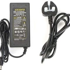 12V 5A 60W Power Supply Adapter,AC100-240V to DC12V Power Adapter Charger Transformer for LED Light Strip,CCTV Camera
