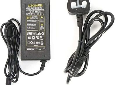 12V 5A 60W Power Supply Adapter,AC100-240V to DC12V Power Adapter Charger Transformer for LED Light Strip,CCTV Camera