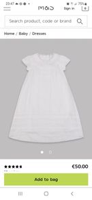 Brand new christening dress