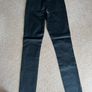 BNWT Vila skinny fit black vicommit coated pants size M Image 6