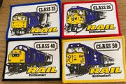 Set of 4 Rail patches