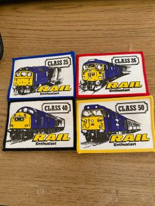 Set of 4 Rail patches