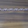 Stg silver bracelet with amethyst and clear stones Image 4