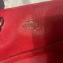 Red authentic coach medium sized bag Image 5
