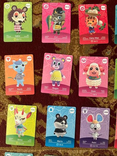 Series 5 Animal Crossing Amiibo Cards