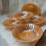 Vintage MCM Anchor Hocking  Fire King dessert bowls x6 Image 3