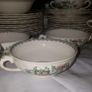 Vintage Crown Ducal Chinese Garden Dinner Set Image 3