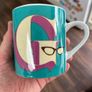 Letter "G" Magpie Mug Image 3