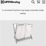 Uppababy Bassinet Stand- white Image 4