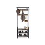Industrial Style  Coat Rack Wardrobe & Bench Create a spring-like, inviting entrance area with this coat rack with bench that warmly welcomes your guests. Image 2