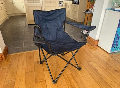 Foldable Camping Chair with Cupholder