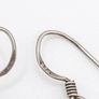 925 Vintage Sterling Silver And Marcasite Earrings Image 3