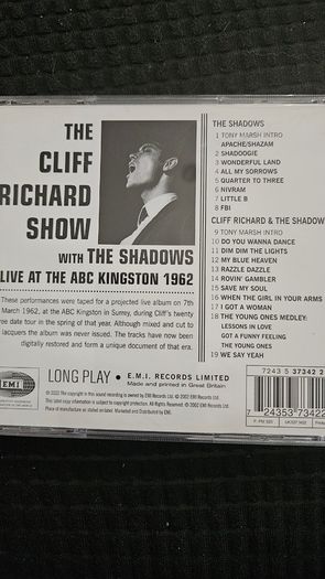 Cliff Richard - The Cliff Richard Show. Live At The ABC Kingston 1962.