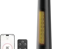 Electric Portable Space Heaters, 2000W PTC Ceramic Heater with WiFi & Voice Control, 70  Oscillation for 220 sq.ft, 3 Heat Modes, 45dB Smart Portable Space Heaters for Office & Home Use