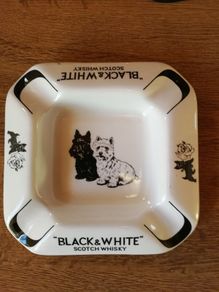 arklow ashtray advertising black & white