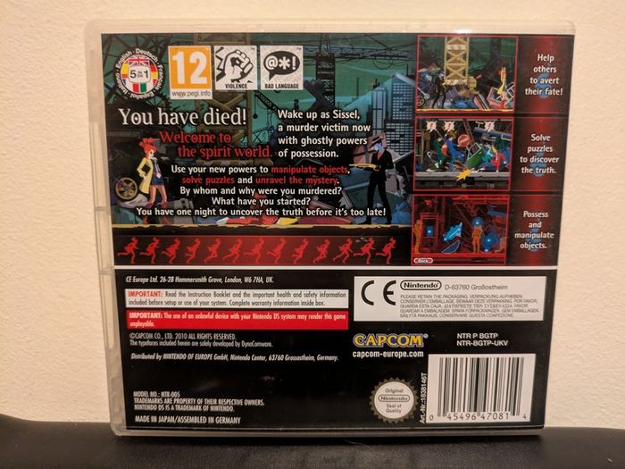 Ghost Trick: Phantom Detective (Nintendo DS)
