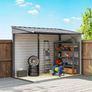 Galvanised Metal Garden Shed 5 x 9ft Image 10